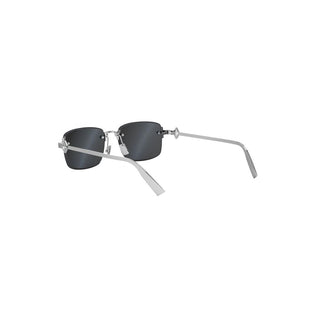 DIOR CD Diamond CD Diamond S11U men Silver Rectangle Sunglasses