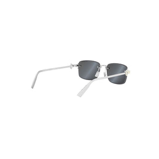 DIOR CD Diamond CD Diamond S11U men Silver Rectangle Sunglasses