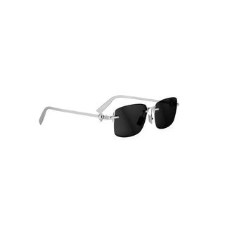 DIOR CD Diamond CD Diamond S11U men Silver Rectangle Sunglasses