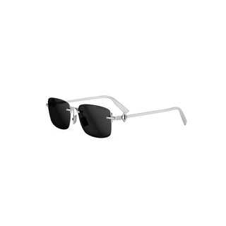 DIOR CD Diamond CD Diamond S11U men Silver Rectangle Sunglasses
