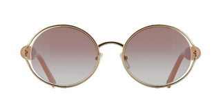 Chloé CE167S women Gold Round Sunglasses