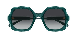 Chloé Ch0226s Women Green Oversize Sunglasses