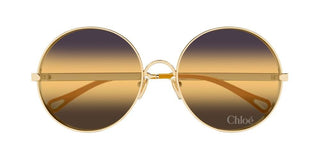 Chloé CH0321S women Gold Round Sunglasses