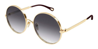 Chloé CH0321S women Gold Round Sunglasses