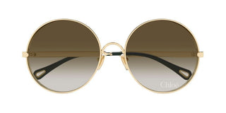 Chloé CH0321S women Gold Round Sunglasses