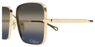Chloé CH0324S women Gold Oversize Sunglasses