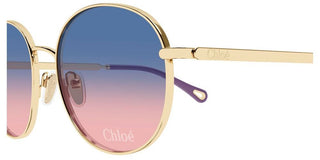 Chloé CH0325S women Gold Geometric Sunglasses