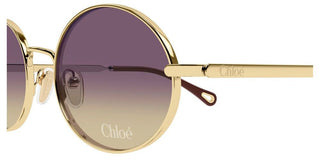 Chloé CH0326S women Gold Round Sunglasses