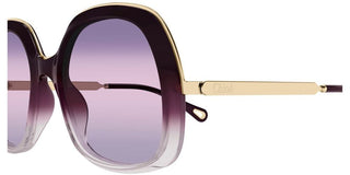 Chloé CH0327S women Gold Oversize Sunglasses