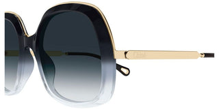 Chloé CH0327S women Gold Oversize Sunglasses