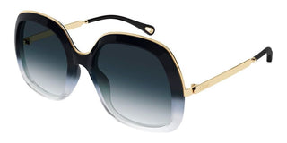 Chloé CH0327S women Gold Oversize Sunglasses