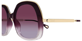 Chloé CH0327S women Gold Oversize Sunglasses