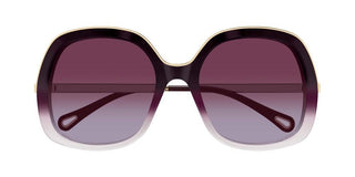 Chloé CH0327S women Gold Oversize Sunglasses