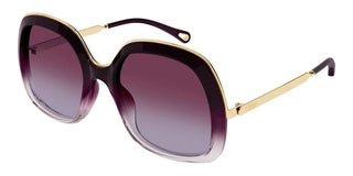 Chloé CH0327S women Gold Oversize Sunglasses