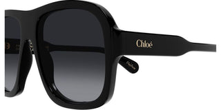 Chloé CH0331S women Black Pilot Sunglasses