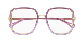 Chloé CH0338O women Violet Geometric Eyeglasses