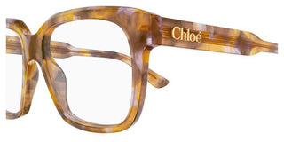 Chloé Ch0340o Women Havana Geometric Eyeglasses