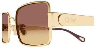 Chloé CH0354S women Gold Squared Sunglasses