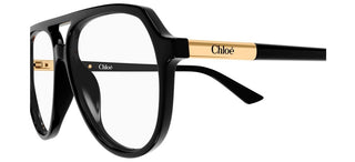 Chloé CH0366O women Black Pilot Eyeglasses
