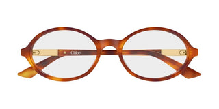 Chloé CH0367O women Havana Oval Eyeglasses