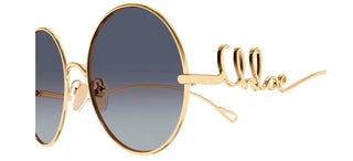 Chloé CH0372S women Gold Round Sunglasses