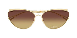 Chloé Ch0386s Women Gold Geometric Sunglasses