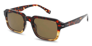 Police Champ 10 Spln36e Men Havana Squared Sunglasses