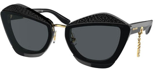 Miu Miu CHARMS SMU 01X women Black Butterfly Sunglasses
