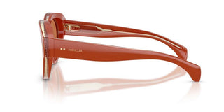 Moncler Chicane Me6016u Unisex Red Oval Sunglasses