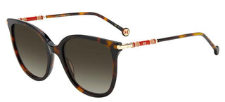 Carolina Herrera CH 0023/S women Havana Geometric Sunglasses
