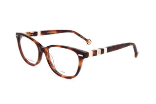 Carolina Herrera Ch 0048 Women Havana Squared Eyeglasses