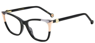 Carolina Herrera Ch 0057 Women Black Geometric Eyeglasses