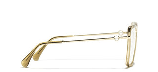 Chanel Ch 2222 Women Gold Butterfly Eyeglasses