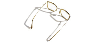 Chanel Ch 2222 Women Gold Butterfly Eyeglasses