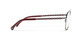 Chanel Ch 2224q Women Silver Pilot Eyeglasses