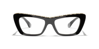 CHANEL CH 3480 women Black Butterfly Eyeglasses