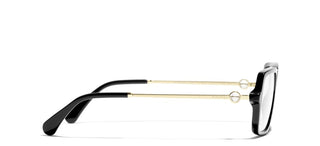 Chanel Ch 3487 Women Black Rectangle Eyeglasses