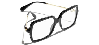 Chanel Ch 3487 Women Black Rectangle Eyeglasses