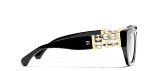 Chanel Ch 3488 Women Black Cat Eye Eyeglasses