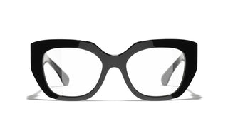 Chanel Ch 3488 Women Black Cat Eye Eyeglasses