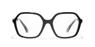 Chanel Ch 3489q Women Black Geometric Eyeglasses