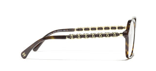 Chanel Ch 3489q Women Havana Geometric Eyeglasses