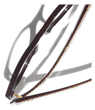 Chanel Ch 3493 Women Red Pantos Eyeglasses