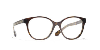 Chanel Ch 3493 Women Havana Pantos Eyeglasses