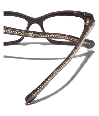 Chanel Ch 3494 Women Violet Butterfly Eyeglasses