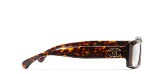 Chanel Ch 3497 Women Havana Rectangle Eyeglasses