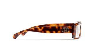 Chanel Ch 3497 Women Havana Rectangle Eyeglasses