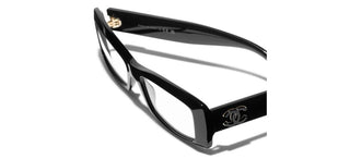 Chanel Ch 3497 Women Black Rectangle Eyeglasses