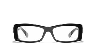 Chanel Ch 3497 Women Black Rectangle Eyeglasses