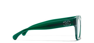 Chanel Ch 3498 Women Green Butterfly Eyeglasses